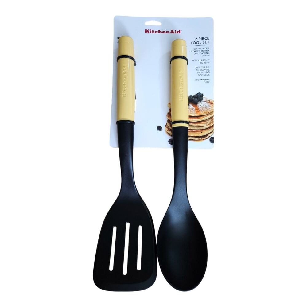 NEW KitchenAid Classic Universal Tools in Majestic Yellow (2-Piece Set)